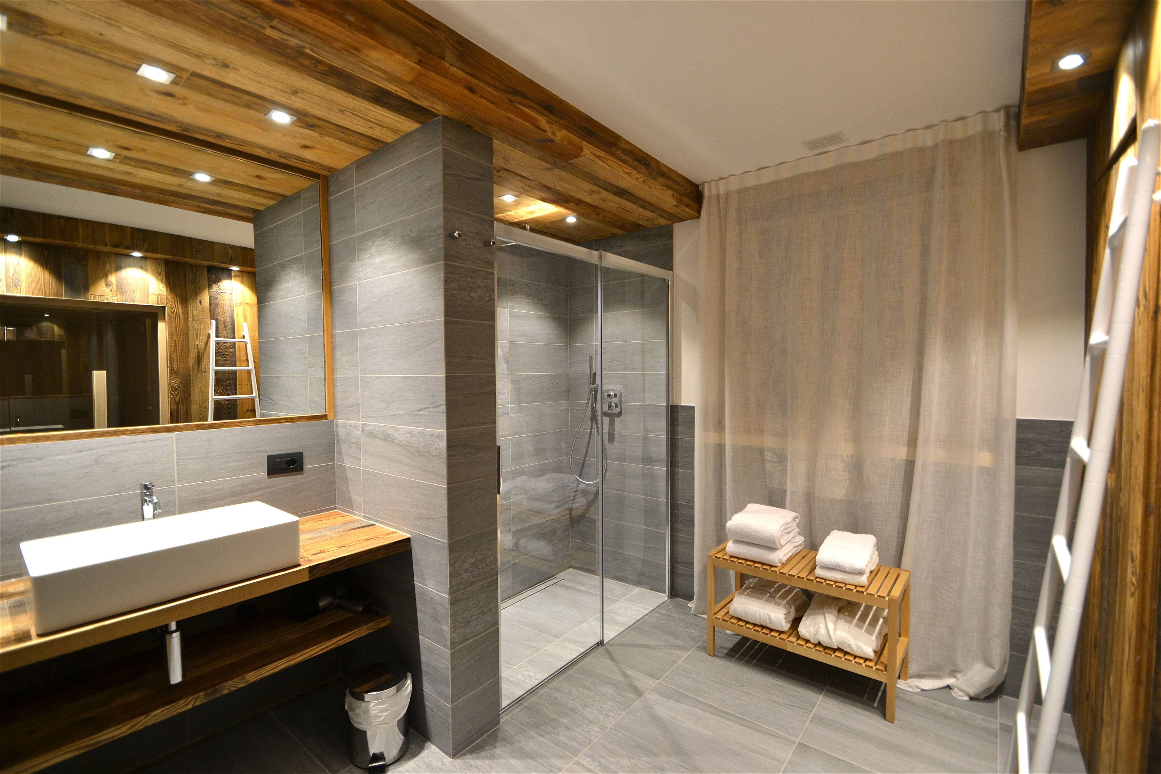 suite, annex building | bathroom | shower, free toiletries, hair dryer, towels