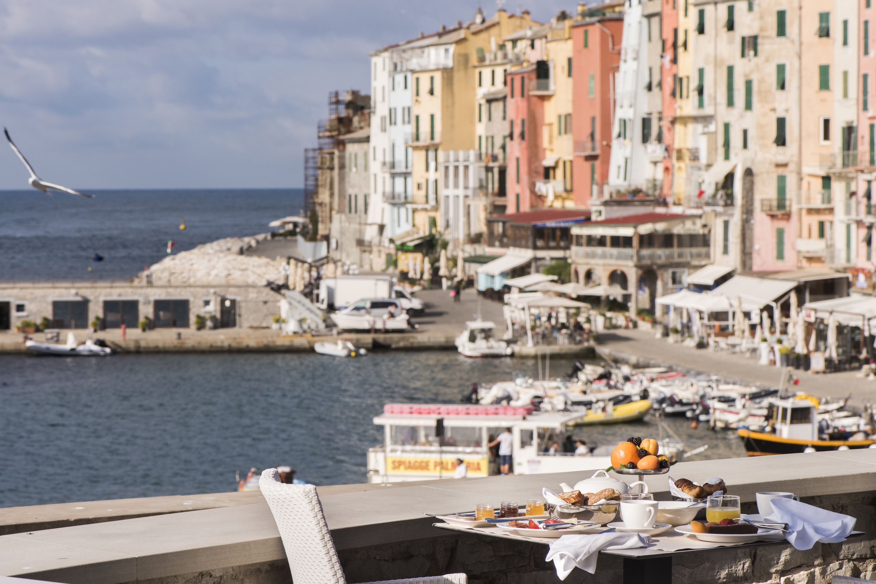 breakfast, lunch, dinner served; mediterranean cuisine, sea views