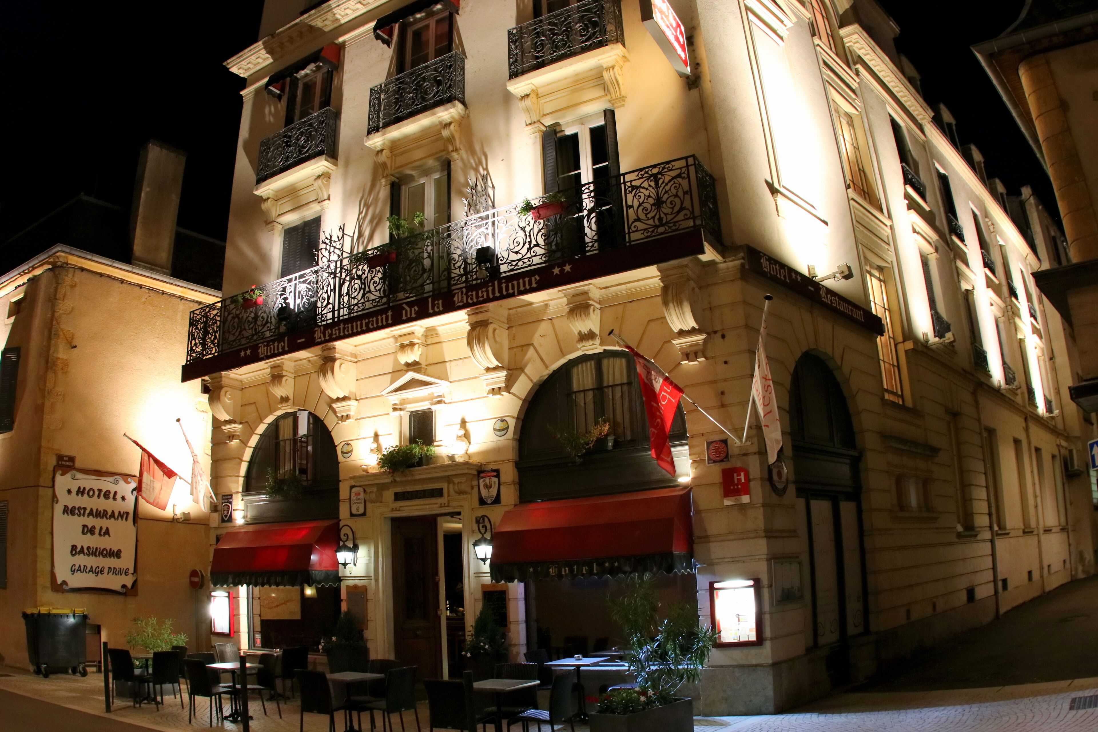 front of property – evening/night