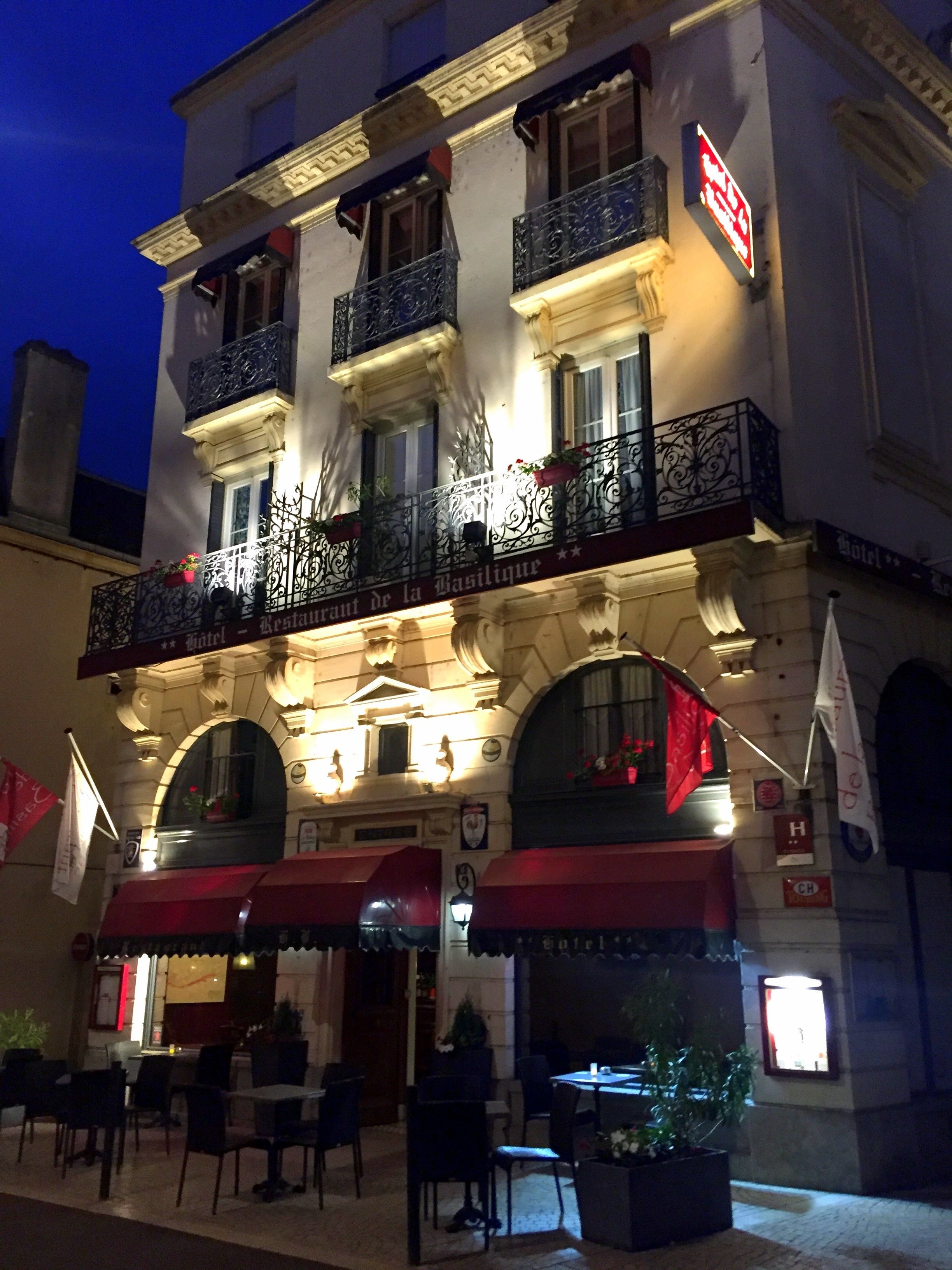 front of property – evening/night