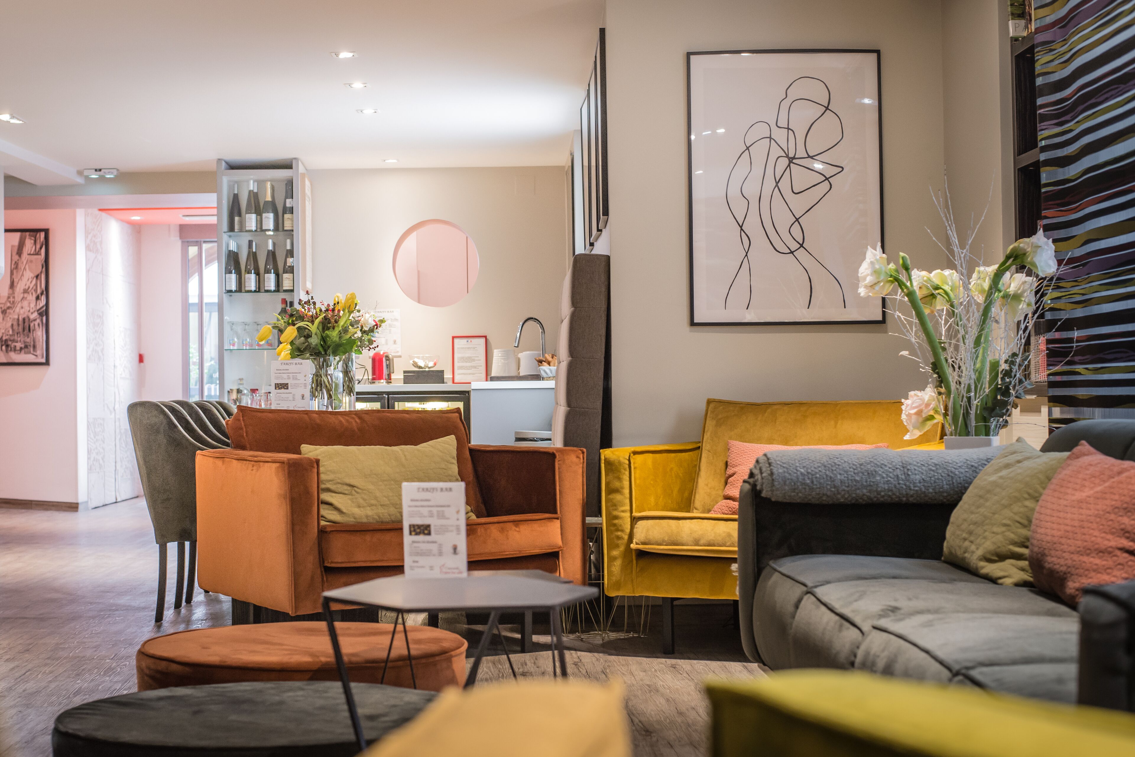 Zona de estar del vestíbulo