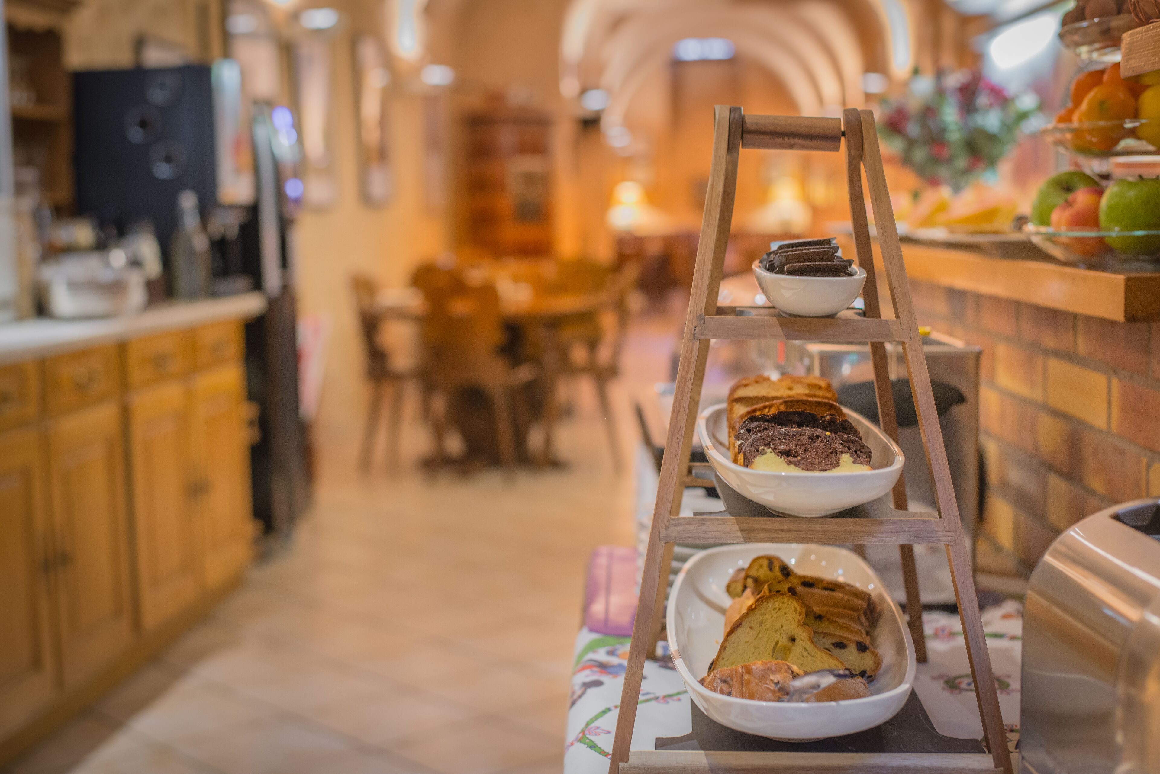 daily buffet breakfast (eur 14 per person)