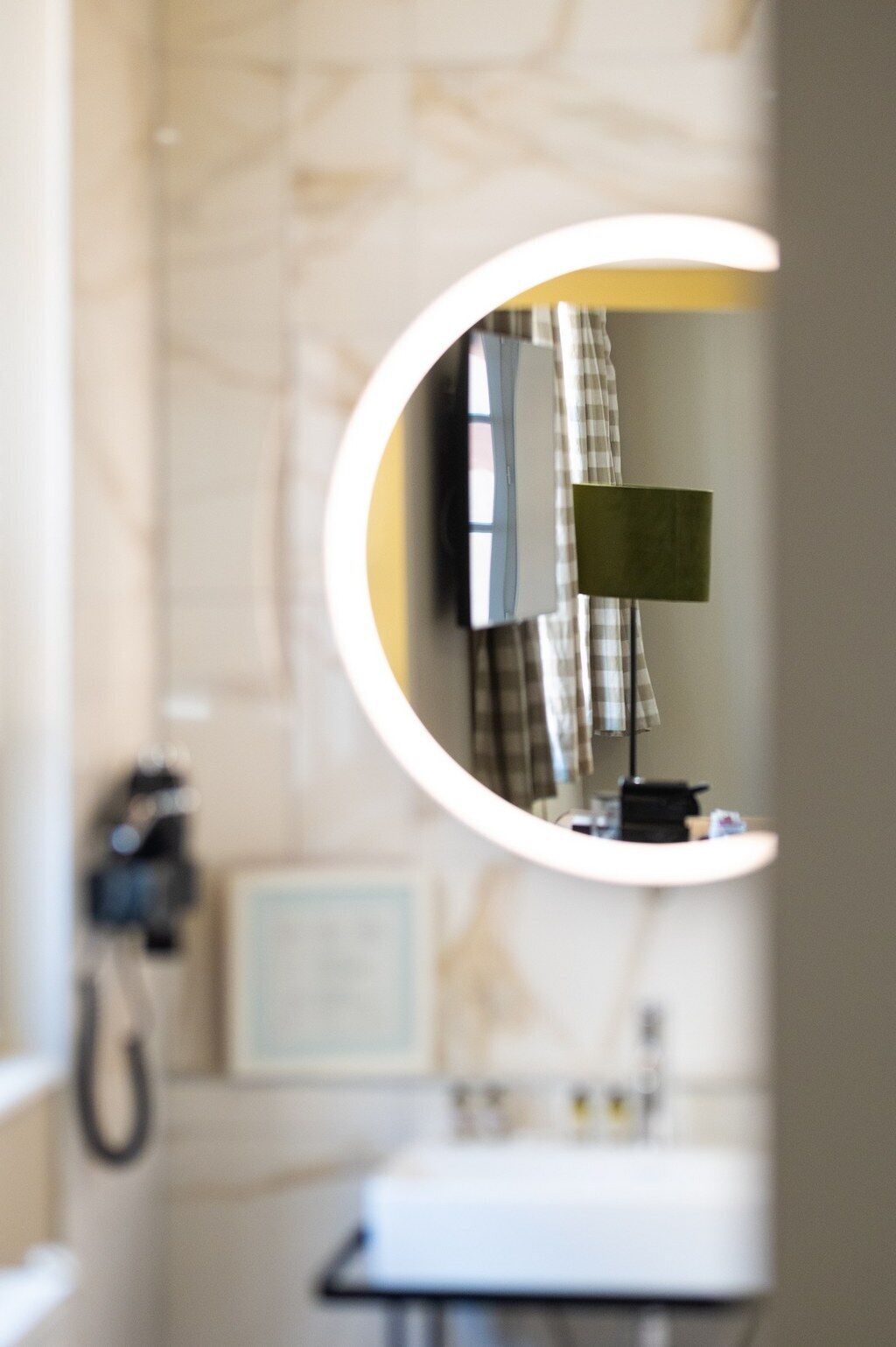 superior family room with view | bathroom | free toiletries, hair dryer, dressing gowns, towels