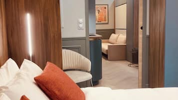 Executive suite | Select Comfort-bedden, een kluis op de kamer, geluiddichte muren