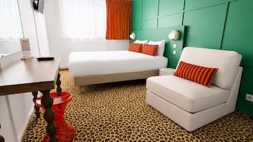 Comfort Double Room | Premium bedding, desk, laptop workspace, soundproofing