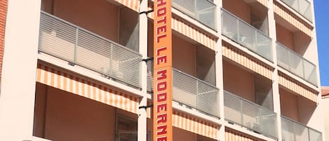 Voorkant van accommodatie