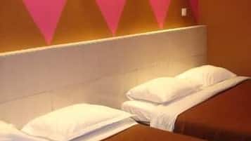 Premium bedding, individually decorated, individually furnished, desk