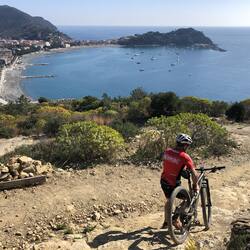 Cyclists can enjoy scenic rides through the coastal town, taking in views of the sea and surrounding hills.