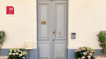 Voorkant van accommodatie