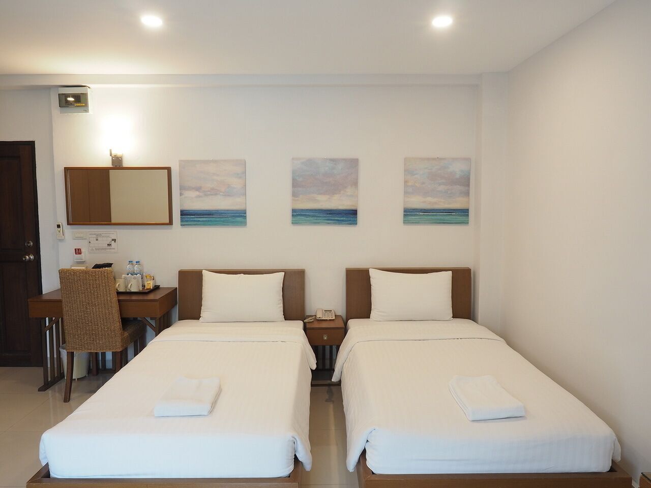 Minibar, desk, iron/ironing board, rollaway beds