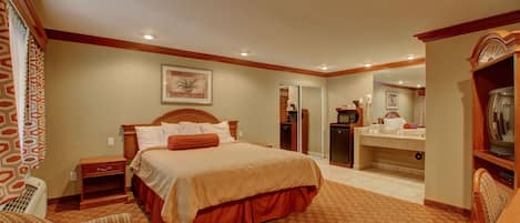 Chambre supérieure, 1 trÚs grand lit | Literie de qualité, lit avec matelas à plateau-coussin, décor unique