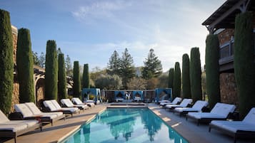 Outdoor pool, cabanas (surcharge), sun loungers