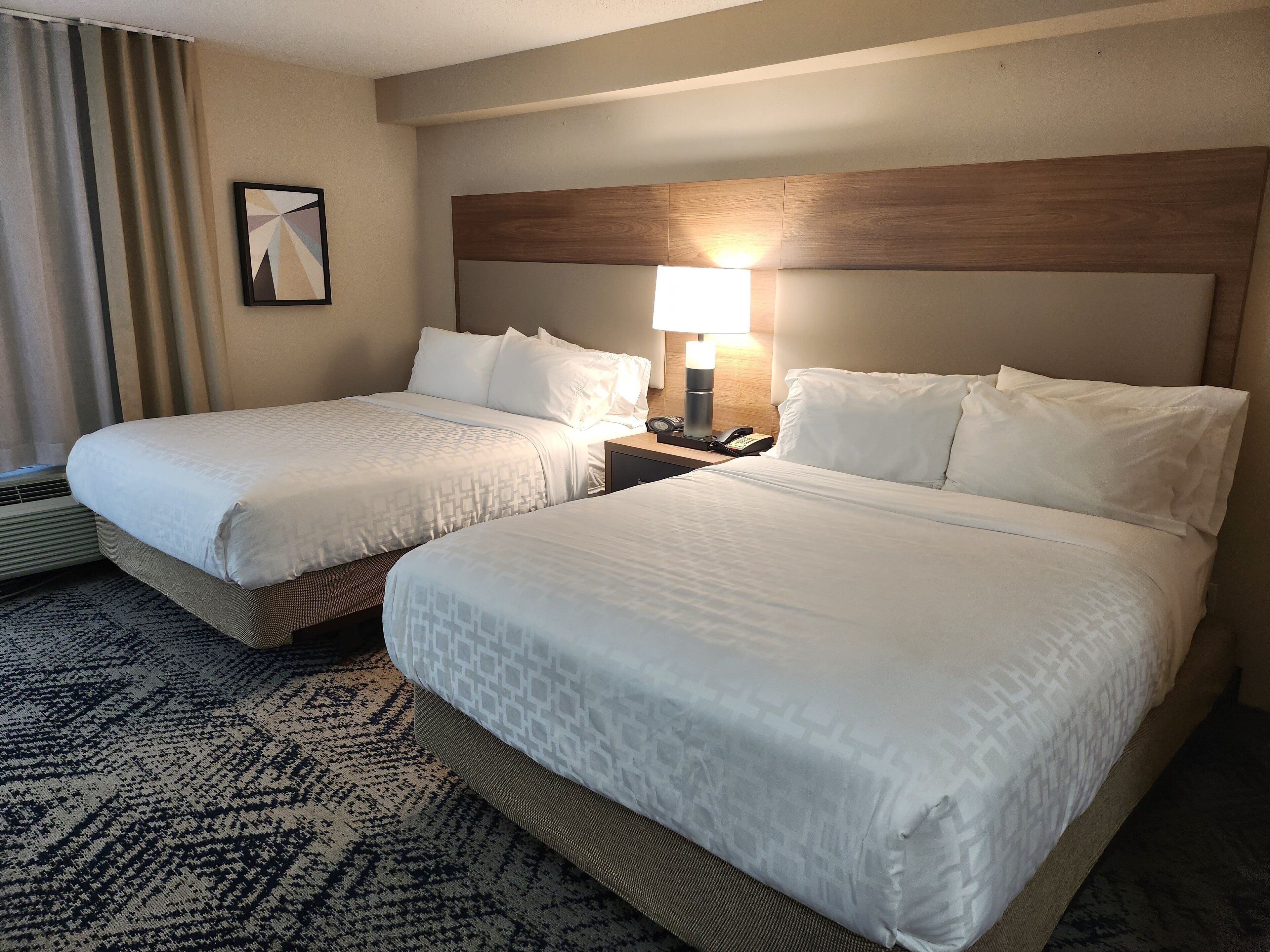 Studio Suite, 2 Queen Beds | Desk, laptop workspace, blackout curtains, iron/ironing board