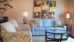 Two bedroom Two Bathroom Condo | Living area | TV