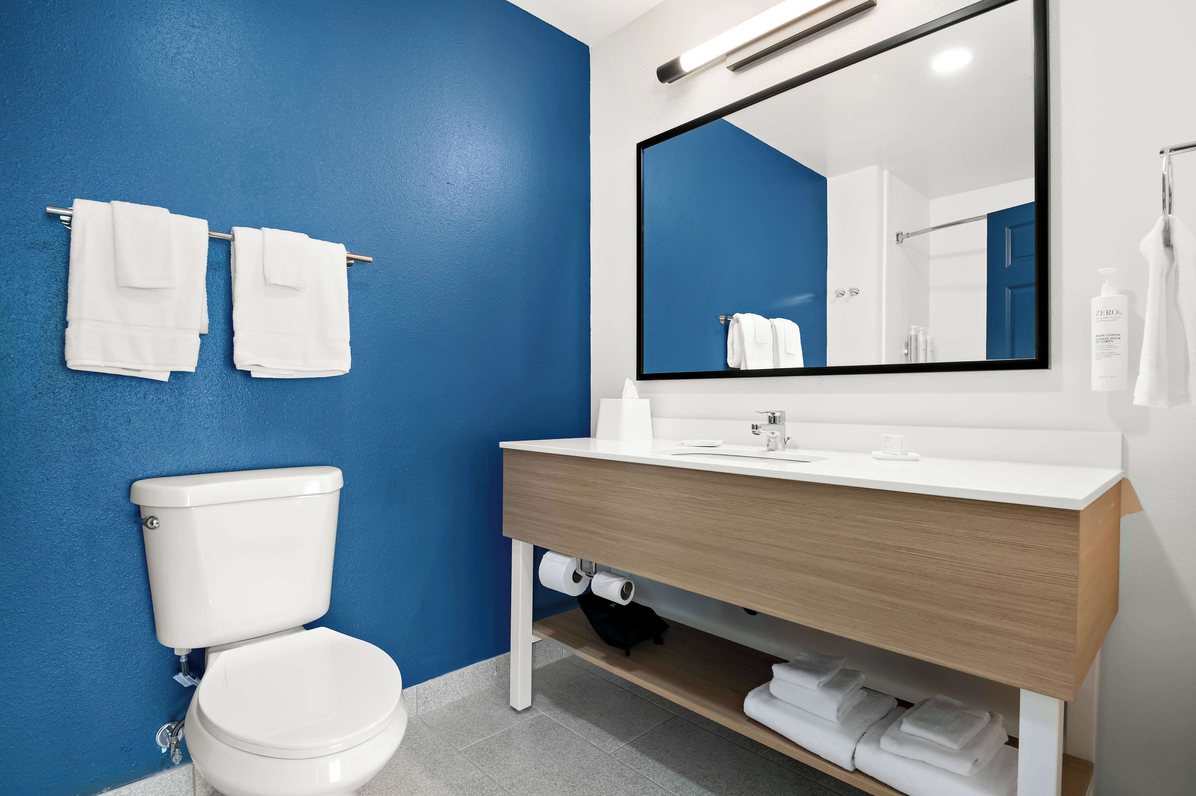 Zimmer, 2 Queen-Betten | Badezimmer | Kostenlose Toilettenartikel, Haartrockner, Handtücher, Seife
