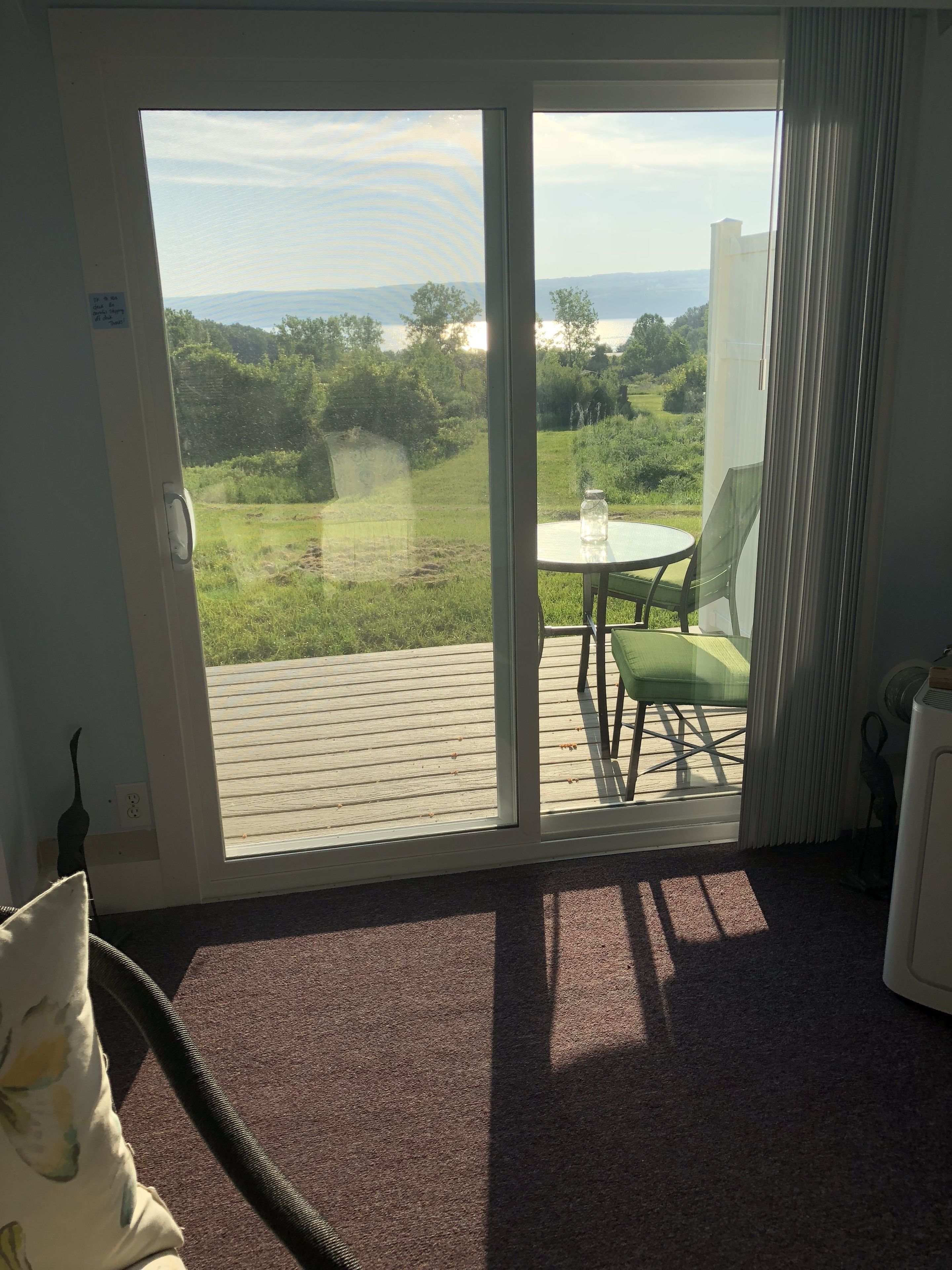 standard room, 1 queen bed, refrigerator & microwave, lake view | terrace/patio