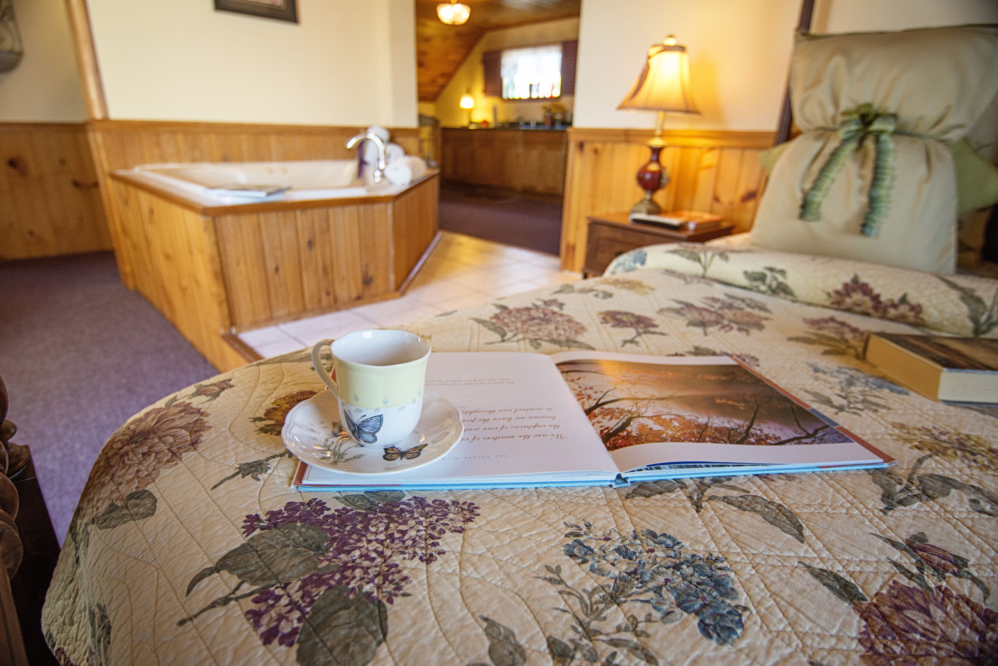 deluxe suite, kitchenette, lake view | individually decorated, individually furnished, iron/ironing board