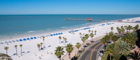 Beach nearby, white sand