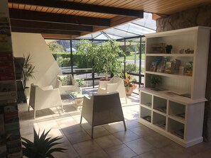 Sitteområde i lobbyen