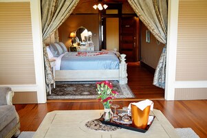 1 sovrum, sängtillbehör av högsta kvalitet och individuell inredning