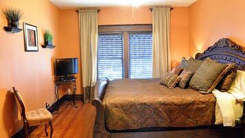 1 bedroom, premium bedding, individually decorated, iron/ironing board