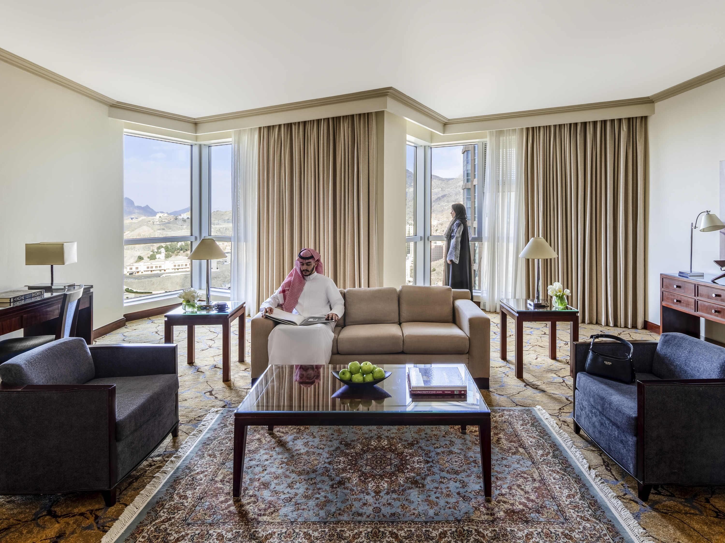 Royal suite | Lakens van Egyptisch katoen, luxe beddengoed, pillowtop-bedden