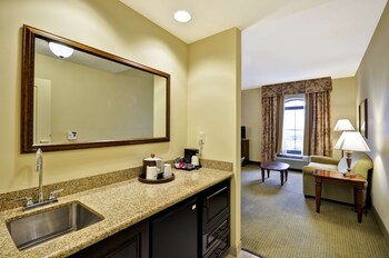 Fridge, coffee/tea maker at Hampton Inn & Suites North Charleston-University Blvd