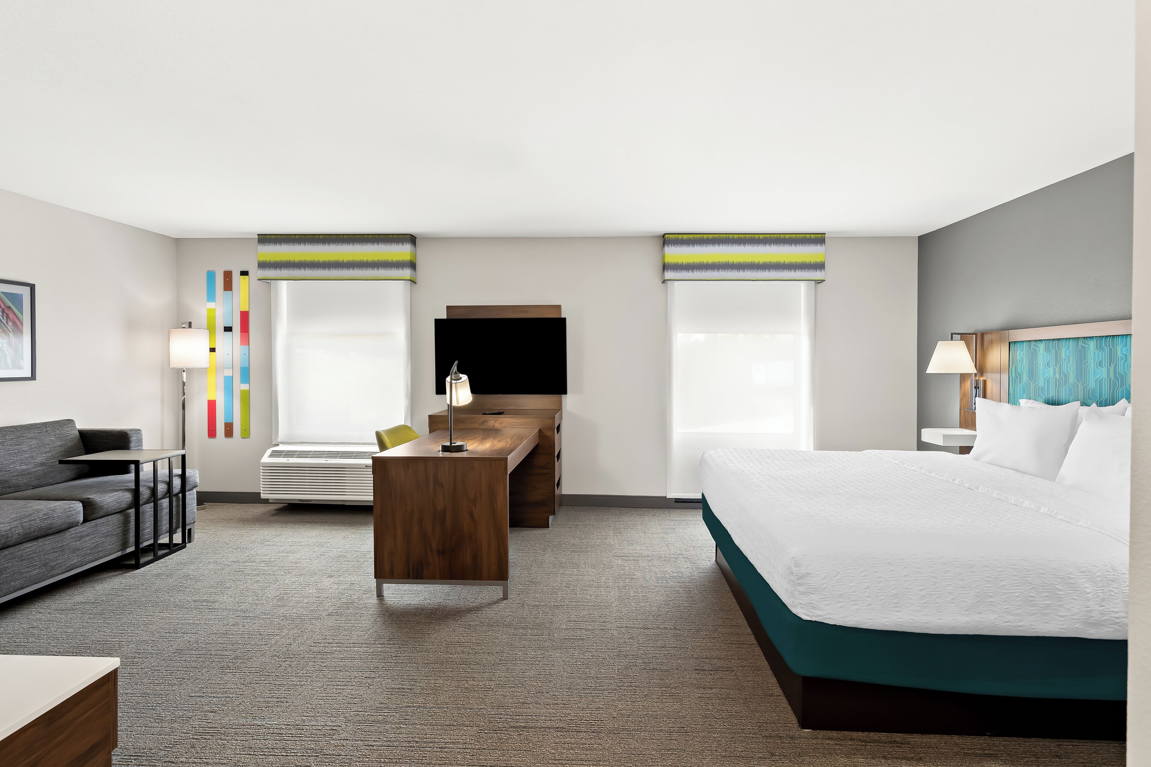 premium bedding, desk, iron/ironing board, free cots/infant beds