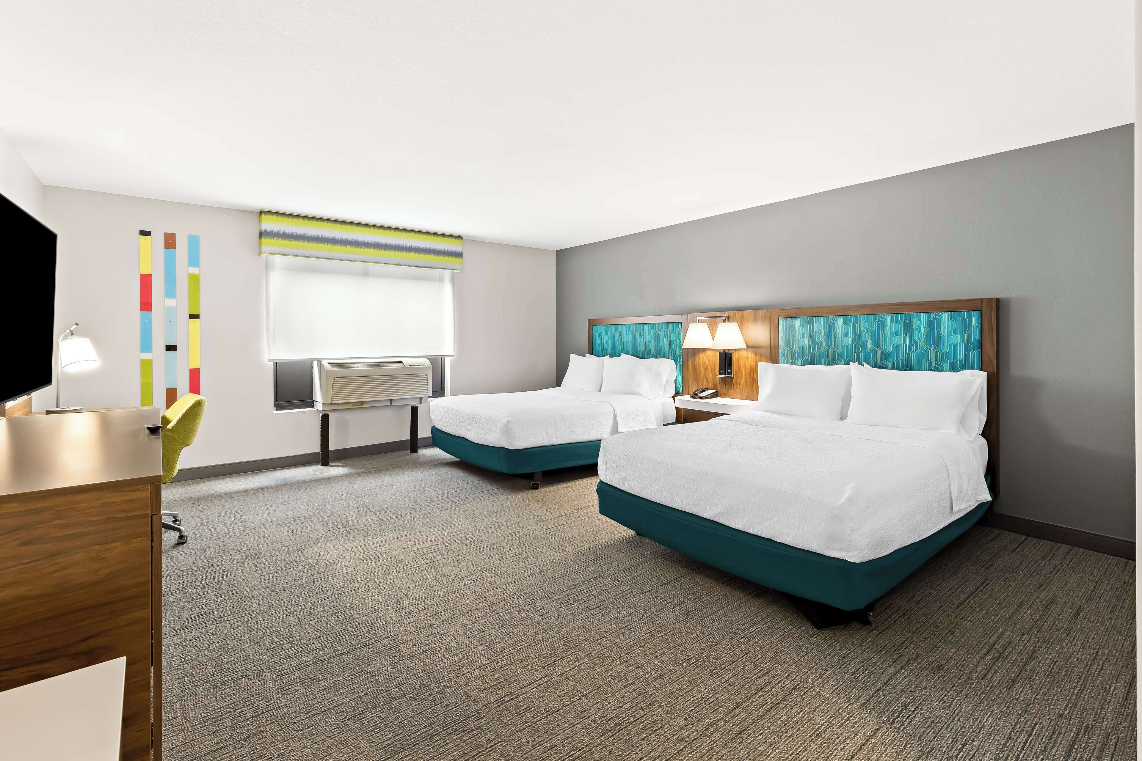 two queen beds, non-smoking, accessible (mobility) | premium bedding, desk, iron/ironing board, free cots/infant beds