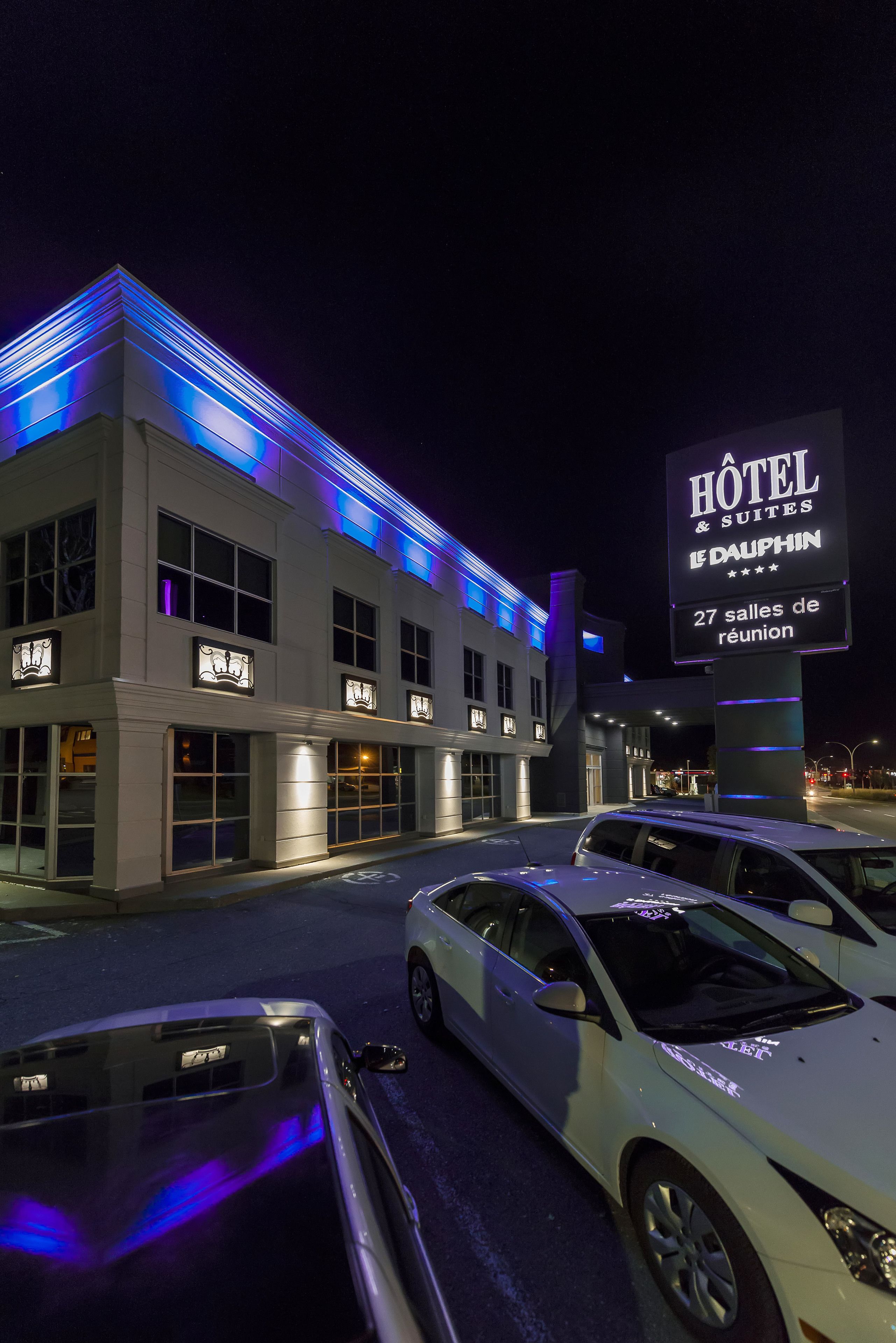 front of property – evening/night