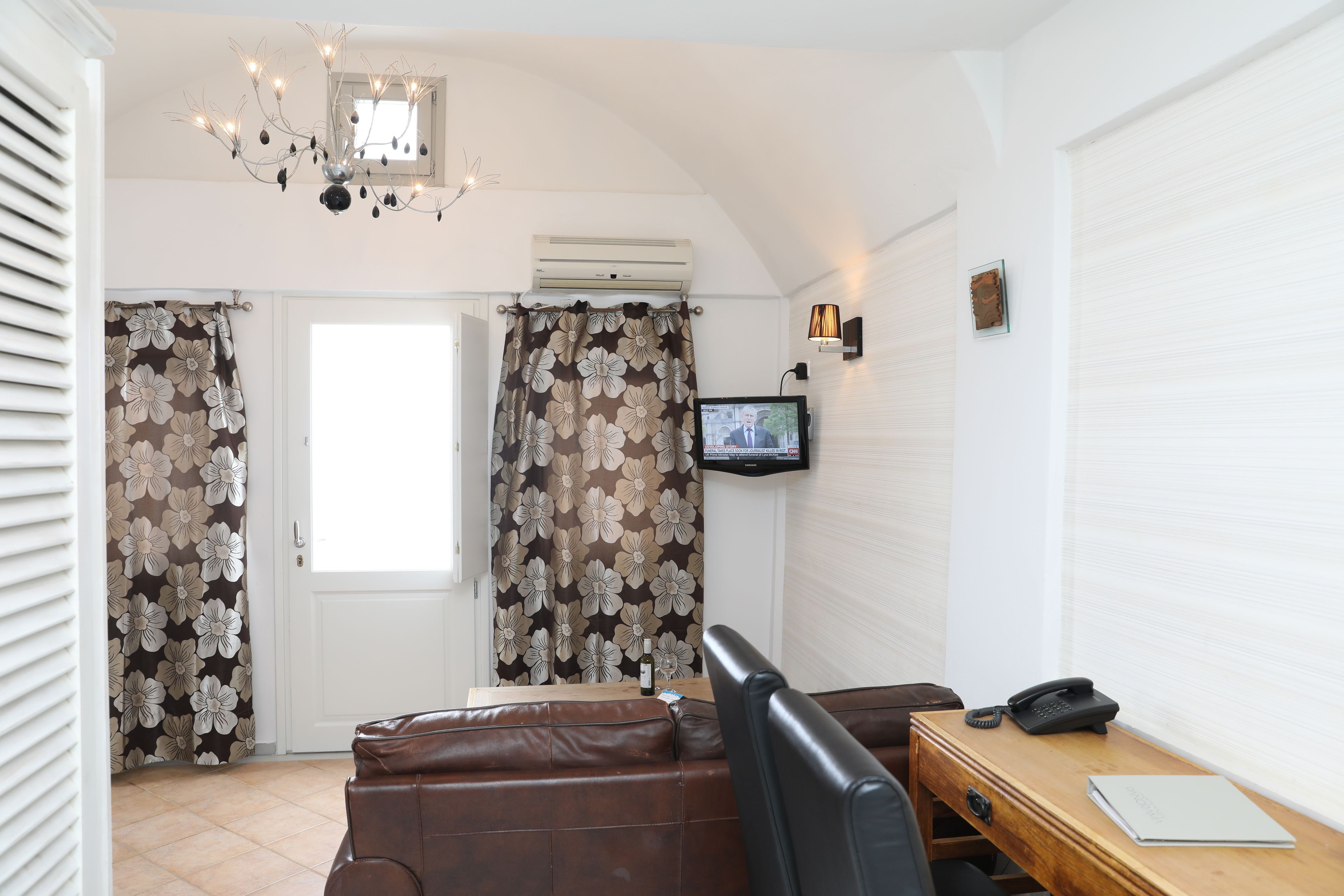 superior studio | living area | 32-inch tv with satellite channels