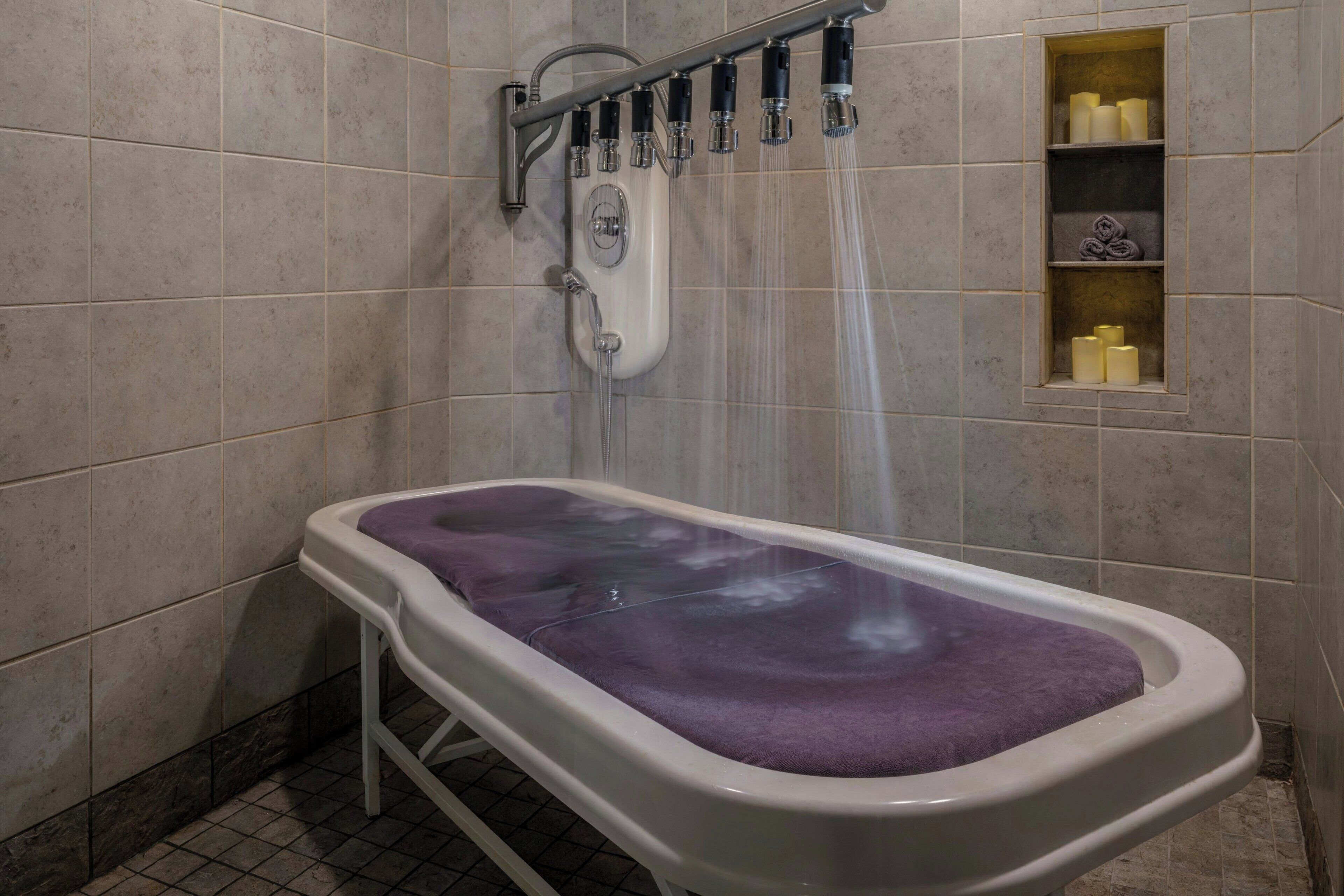 Couples treatment room(s), body treatments, hydrotherapy, aromatherapy