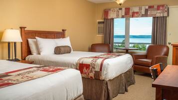 Standard Room, 2 Queen Beds, Lake View | Desk, blackout drapes, iron/ironing board, free WiFi