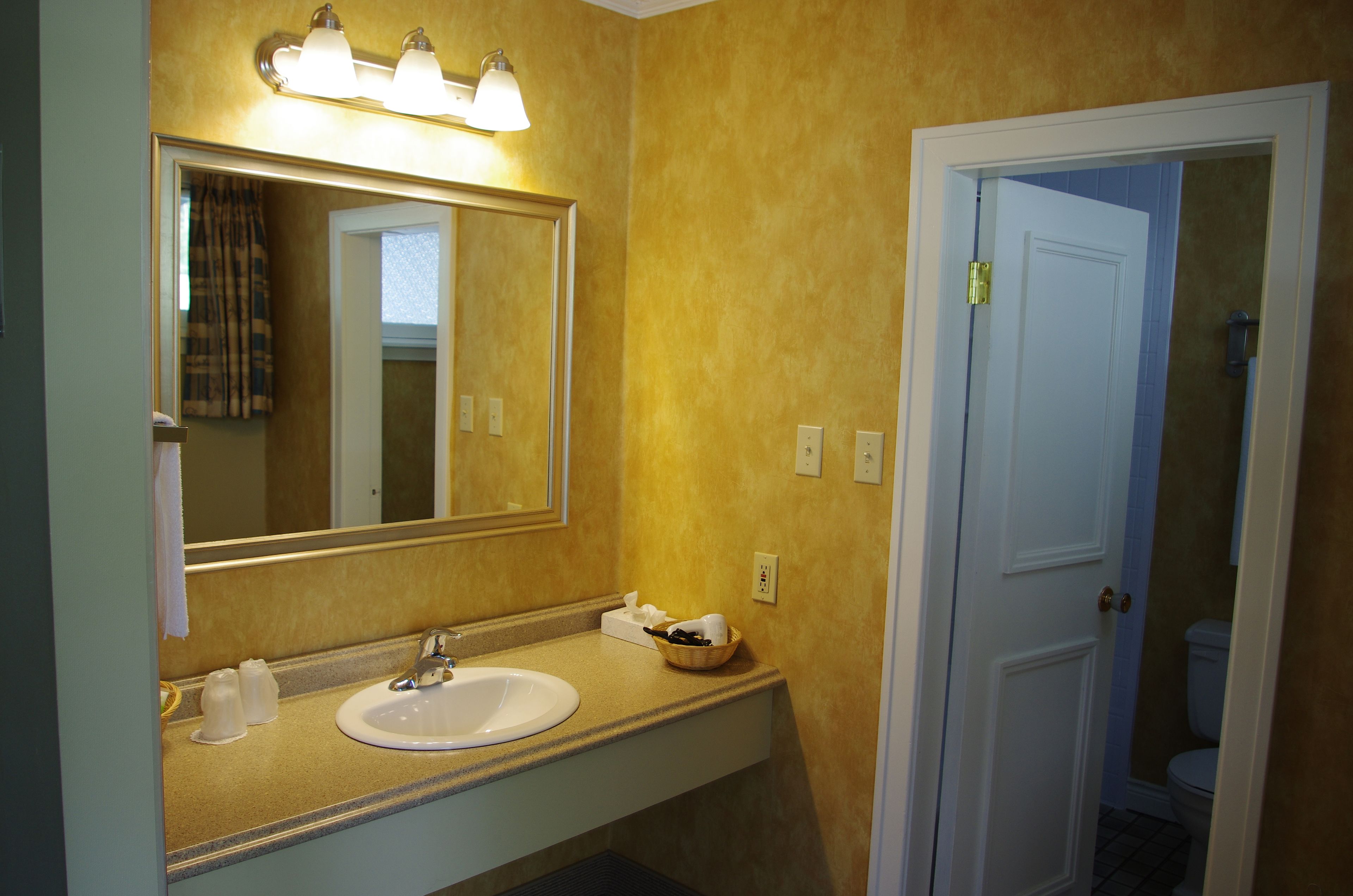 standard room, 1 king bed | bathroom sink