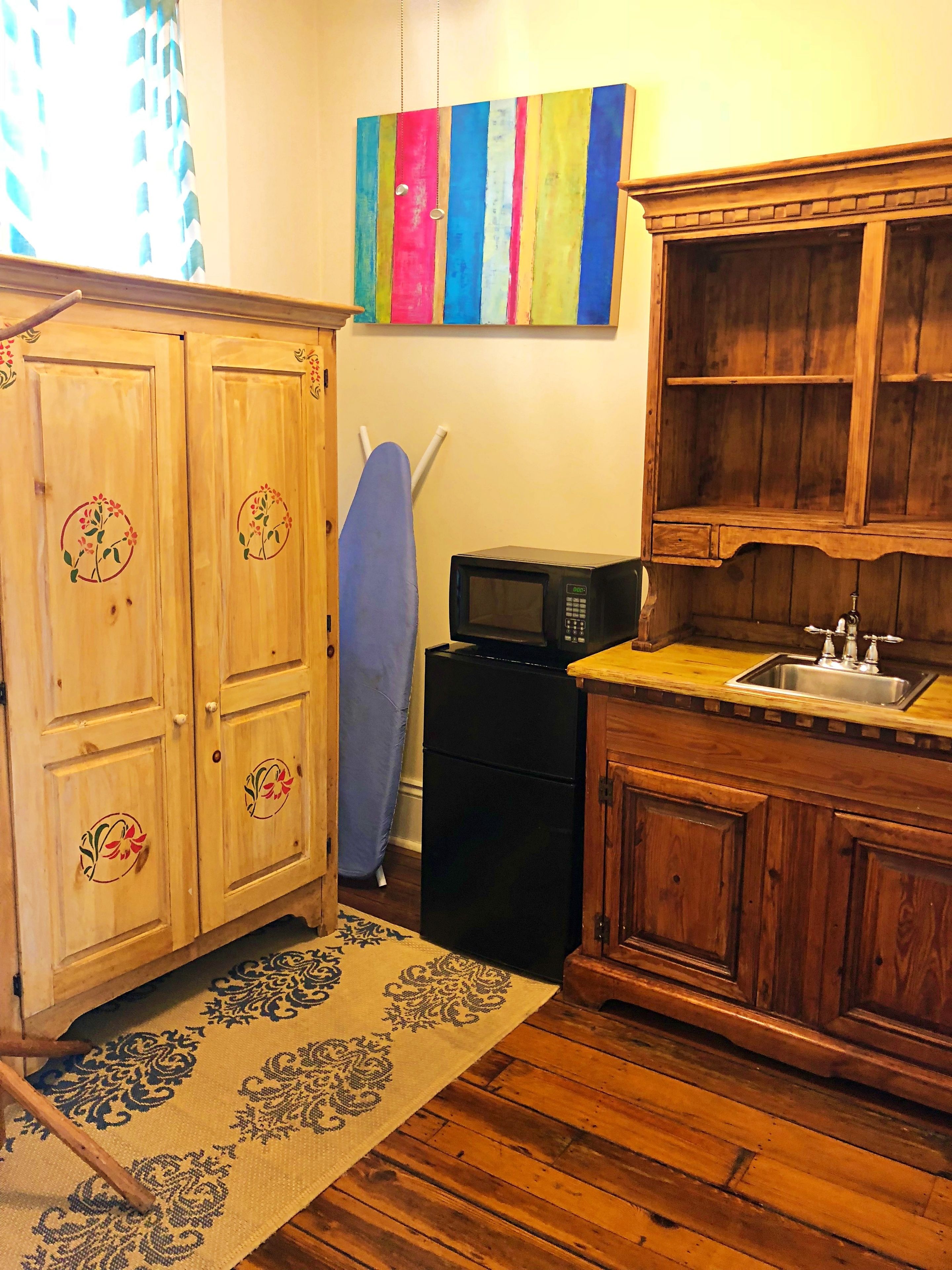 premier studio, terrace, city view | private kitchen