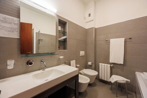 Suite | Bathroom | Free toiletries, hair dryer, slippers, bidet