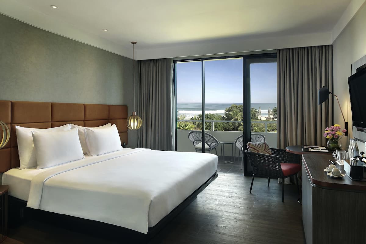 Chambre Deluxe, 1 trÚs grand lit, vue océan (Premium)