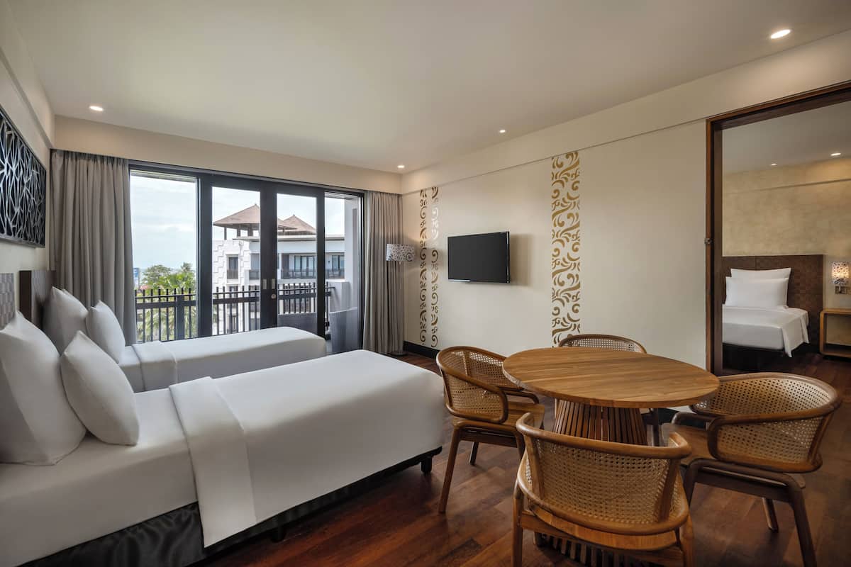 Family Suite, Multiple Beds, Garden View (Junior) | 1 bedroom, premium bedding, in-room safe, desk