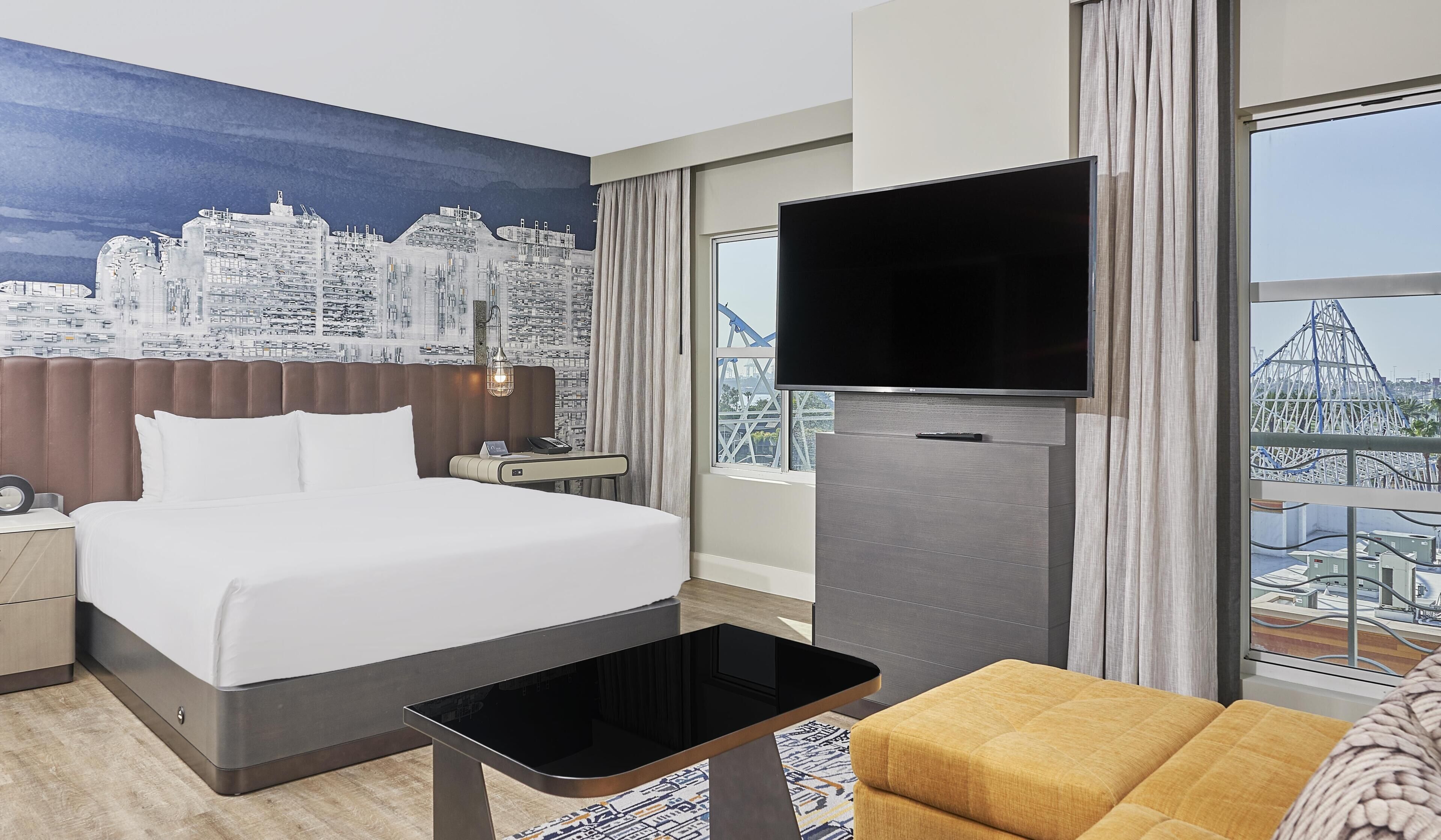 Deluxe-Zimmer, 1 King-Bett und Schlafsofa | Bettwäsche aus ägyptischer Baumwolle, hochwertige Bettwaren