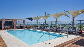Outdoor pool, cabanas (surcharge), sun loungers