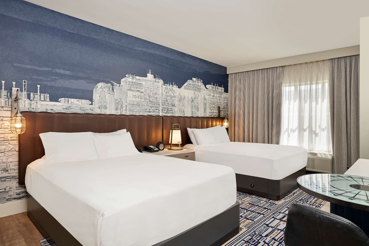 Room, 2 Queen Beds | Egyptian cotton sheets, premium bedding, pillowtop beds, minibar