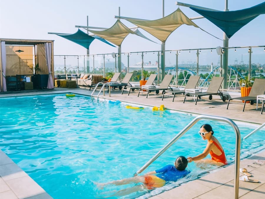 Outdoor pool, cabanas (surcharge), sun loungers