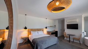 Suite panorámica (Horizon) | 1 habitación, ropa de cama de alta calidad y minibar