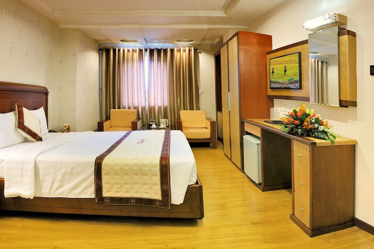 Chambre Deluxe (Parkview) | Matelas Select Comfort, minibar, coffres-forts dans les chambres, bureau