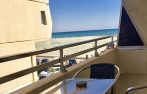 Double Room, Partial Sea View | View from room - Hôtel Le Brasilia (Palavas-les-Flots)