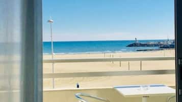 Double Room, Oceanfront | Individually furnished, desk, soundproofing, iron/ironing board