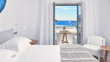 Superior Room, 1 King Bed, Balcony, Sea View | Premium bedding, down duvets, free minibar items, in-room safe