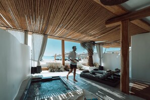 Jetted bathtub - Mykonos Ammos Hotel (Mykonos)