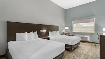Standard Room, 2 Queen Beds, Accessible, Bathtub | Pillowtop beds, in-room safe, individually decorated, desk