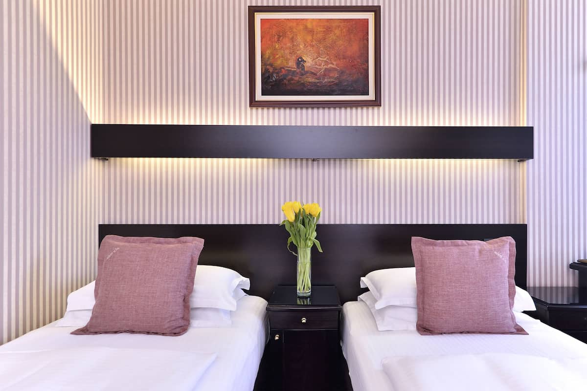 Standard Twin Room | Premium bedding, in-room safe, desk, blackout drapes